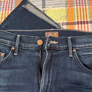 MOTHER The Insider Crop Step Fray Jeans Rare!